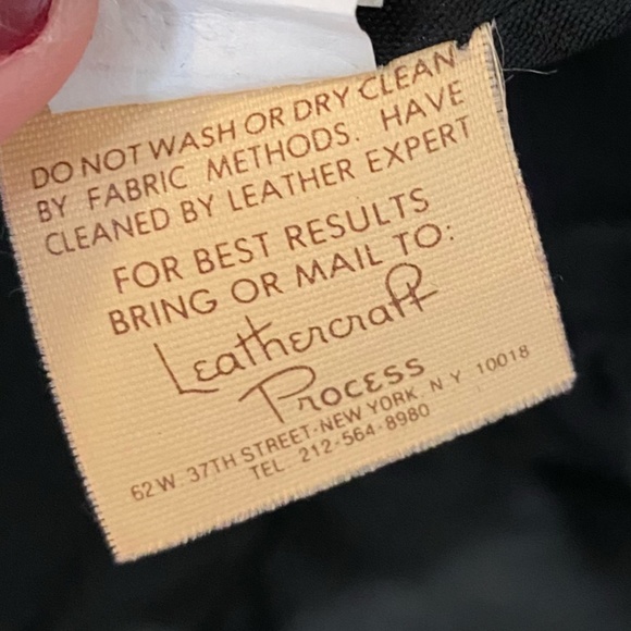 Vintage Burgundy General Leather NY Blazer, L - Picture 6 of 6